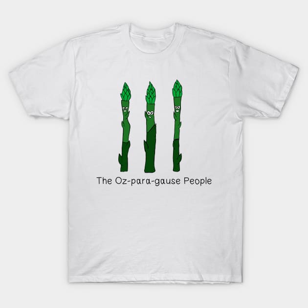 The ozparagause people T-Shirt by shellTs